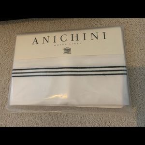 Anichini Hotel Linen Pair Pillowcases Italy